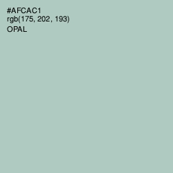 #AFCAC1 - Opal Color Image