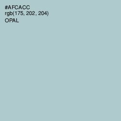 #AFCACC - Opal Color Image