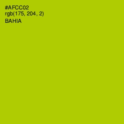 #AFCC02 - Bahia Color Image