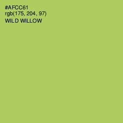 #AFCC61 - Wild Willow Color Image