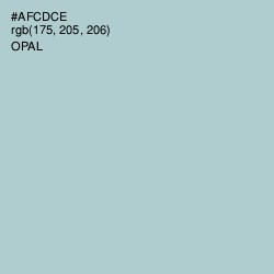 #AFCDCE - Opal Color Image