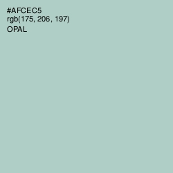 #AFCEC5 - Opal Color Image