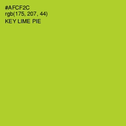 #AFCF2C - Key Lime Pie Color Image