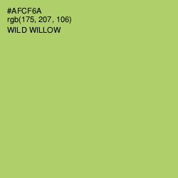 #AFCF6A - Wild Willow Color Image