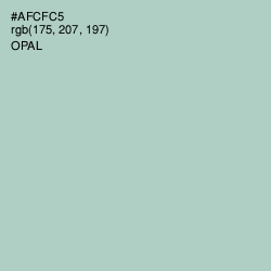 #AFCFC5 - Opal Color Image