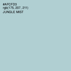 #AFCFD3 - Jungle Mist Color Image