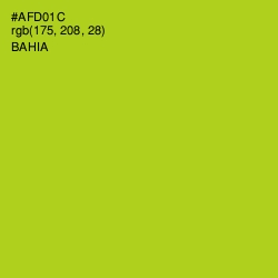#AFD01C - Bahia Color Image