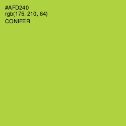 #AFD240 - Conifer Color Image
