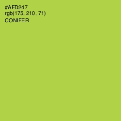 #AFD247 - Conifer Color Image