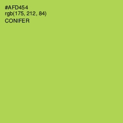 #AFD454 - Conifer Color Image