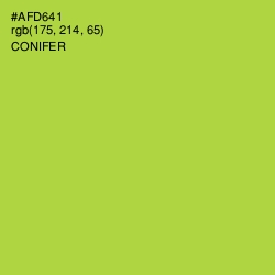 #AFD641 - Conifer Color Image