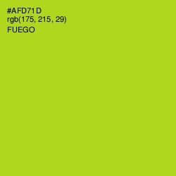 #AFD71D - Fuego Color Image