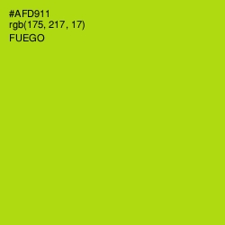 #AFD911 - Fuego Color Image