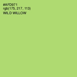 #AFD971 - Wild Willow Color Image