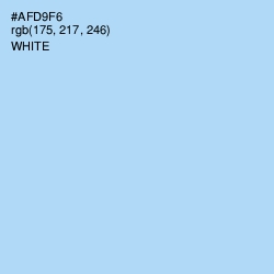 #AFD9F6 - Spindle Color Image