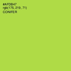 #AFDB47 - Conifer Color Image