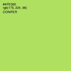 #AFE060 - Conifer Color Image