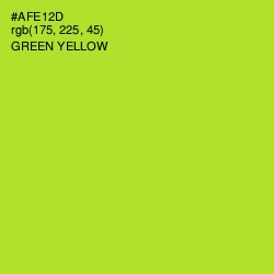 #AFE12D - Green Yellow Color Image