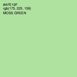 #AFE19F - Moss Green Color Image