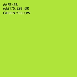 #AFE43B - Green Yellow Color Image