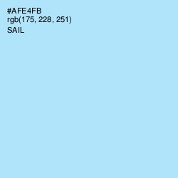 #AFE4FB - Sail Color Image