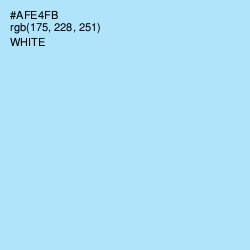 #AFE4FB - Sail Color Image