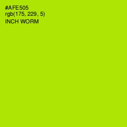 #AFE505 - Inch Worm Color Image