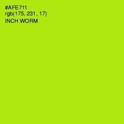 #AFE711 - Inch Worm Color Image