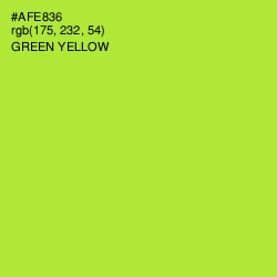 #AFE836 - Green Yellow Color Image