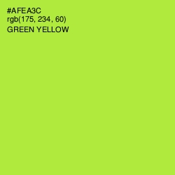 #AFEA3C - Green Yellow Color Image