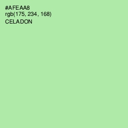 #AFEAA8 - Celadon Color Image