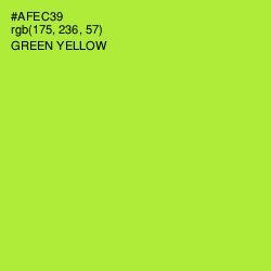 #AFEC39 - Green Yellow Color Image