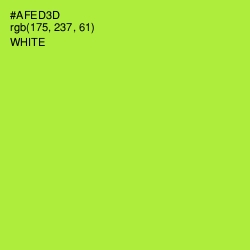 #AFED3D - Green Yellow Color Image