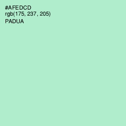 #AFEDCD - Padua Color Image