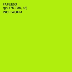#AFEE0D - Inch Worm Color Image