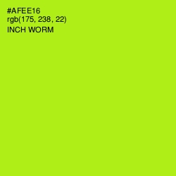 #AFEE16 - Inch Worm Color Image