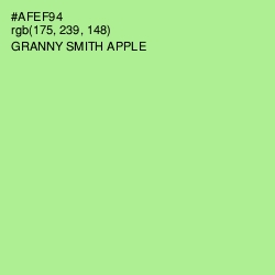 #AFEF94 - Granny Smith Apple Color Image