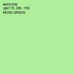 #AFEF9B - Moss Green Color Image