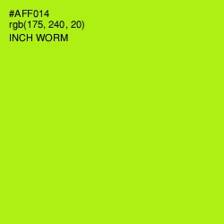 #AFF014 - Inch Worm Color Image