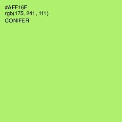 #AFF16F - Conifer Color Image