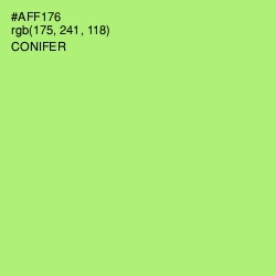 #AFF176 - Conifer Color Image