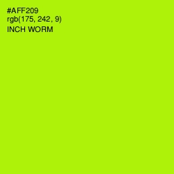 #AFF209 - Inch Worm Color Image