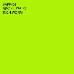 #AFF408 - Inch Worm Color Image