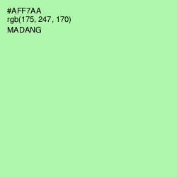 #AFF7AA - Madang Color Image