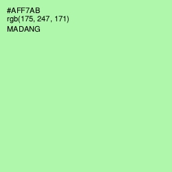 #AFF7AB - Madang Color Image