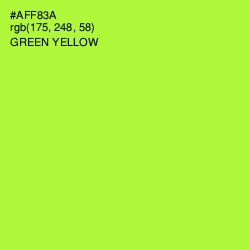 #AFF83A - Green Yellow Color Image