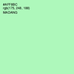 #AFF8BC - Madang Color Image