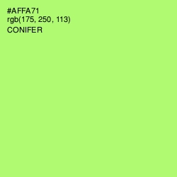 #AFFA71 - Conifer Color Image