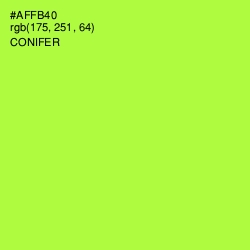 #AFFB40 - Conifer Color Image