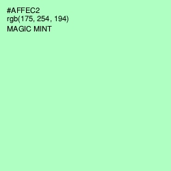 #AFFEC2 - Magic Mint Color Image